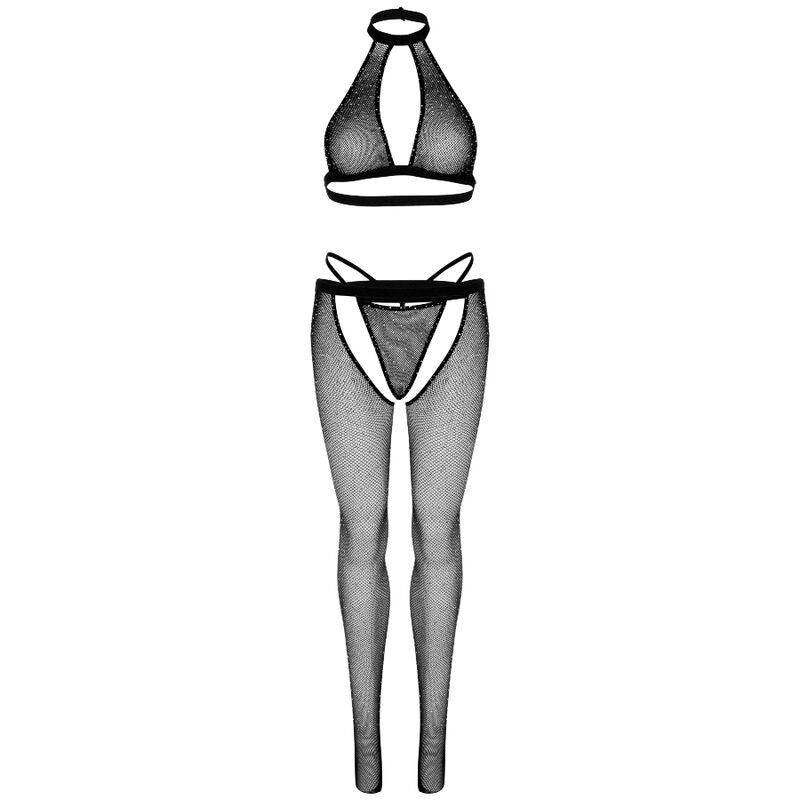 LEG AVENUE - FISHNET TOP, G-STRING AND CALAS