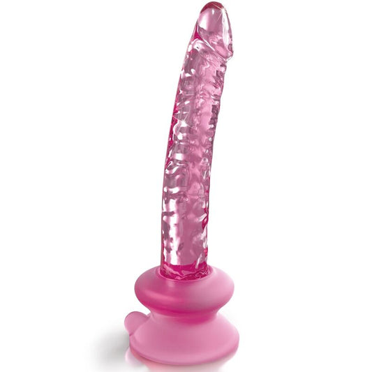 ICICLES - No. 86 VIBRADOR DE VIDRIO CON VENTOSA