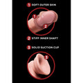 King Cock - Dildo de Bolas Equilibradas 3D 12.7 cm