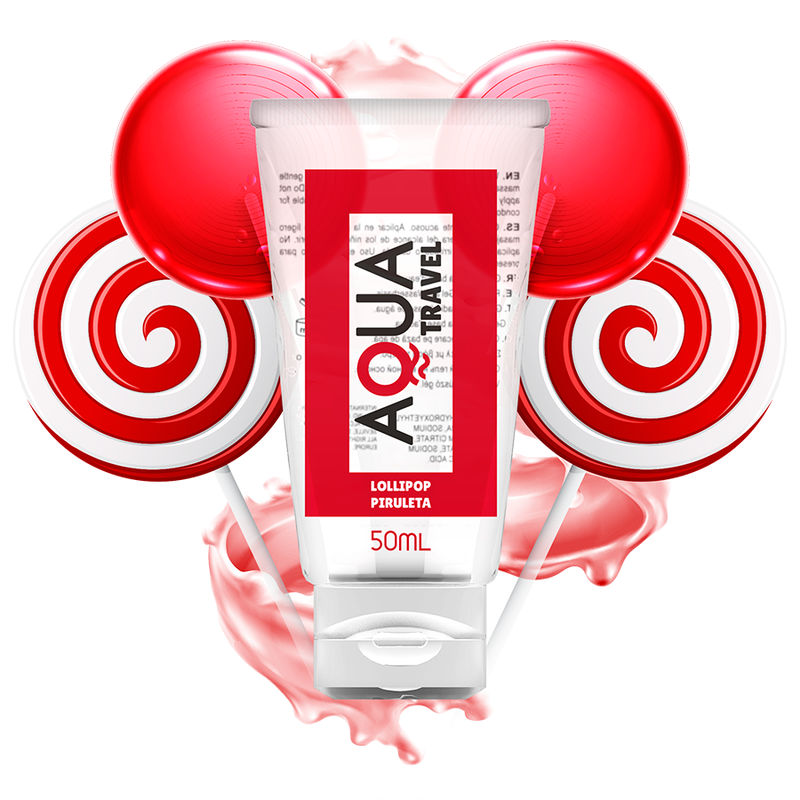 AQUA TRAVEL - LUBRICANTE A BASE DE AGUA AQUA TRAVEL SABOR A PIRUELA - 50 ML