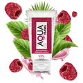 Aqua Travel - Lubrificante À Base De Água Aqua Travel Sabor De Framboesa Selvagem - 50 Ml