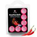 Secretplay - Conjunto 6 Bolas Brasileiras Efeito Triplo