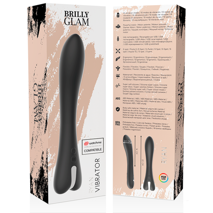 BRILLY GLAM - RYAN VIBRATOR WATCHME WIRELESS COMPATIBLE TECHNOLOGY
