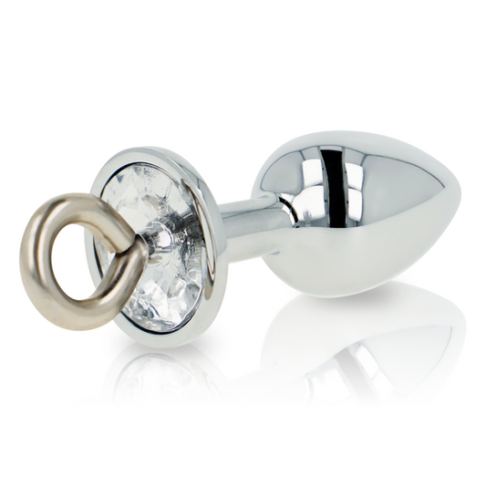 FETISH OHMAMA METAL BUTT PLUG WITH RING