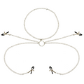 Ohmama Fetish 4 Nipple Clamps with Chain Collar