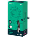 Satisfyer - Aplicativo Vibrador Anal Hot Passion Preto