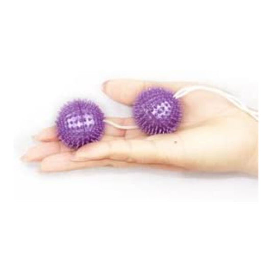 DANCE - BOLAS TEXTURIZADAS MORADA PARA UN PLACER PROFUNDO 3,60 CM