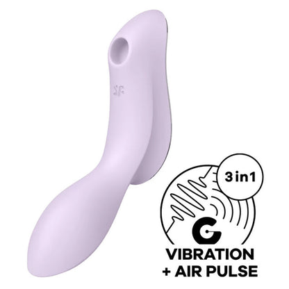 SATISFYER - CURVY TRINITY 2 AIR WRIST VIBRATOR BLACK