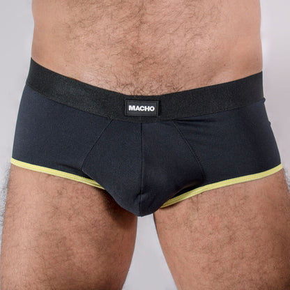 Macho - Ms24A Calzoncillo Brief Amarillo Oscuro S