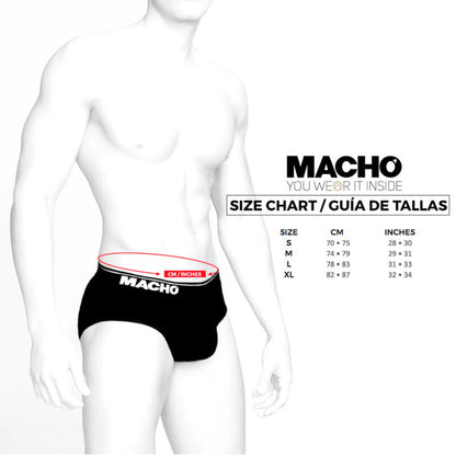 Macho - Ms24A Calzoncillo Brief Amarillo Oscuro S