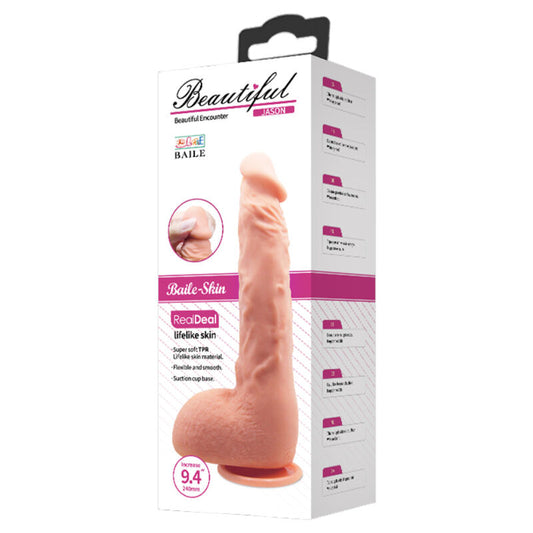 BAILE - DILDO REALISTA NATURAL JASON 24 CM