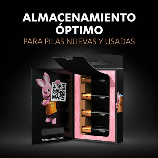 DURACELL - PILAS ALCALINAS ÓPTIMAS 200 AAA LR03 4 UNIDADES
