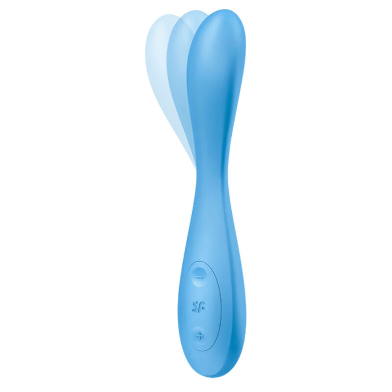 SATISFYER - G-SPOT FLEX 4+ BLUE MULTIVIBRATOR APP