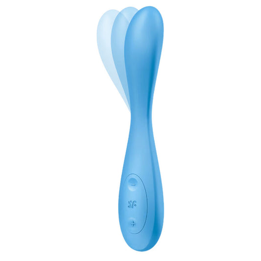 SATISFYER - G-SPOT FLEX 4+ BLUE MULTIVIBRATOR APP