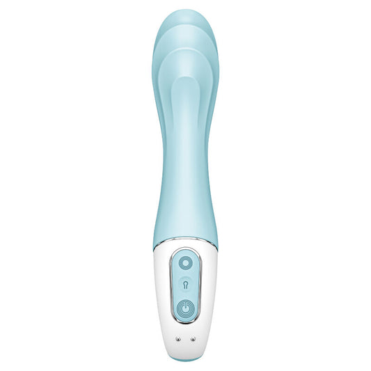 SATISFYER - AIR PUMP VIBRATOR 5+ APP INFLATABLE VIBRATOR G-SPOT BLUE
