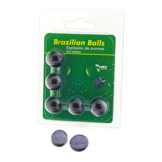TALOKA - 5 BRAZILIAN BALLS INTIMATE GEL BERRIES
