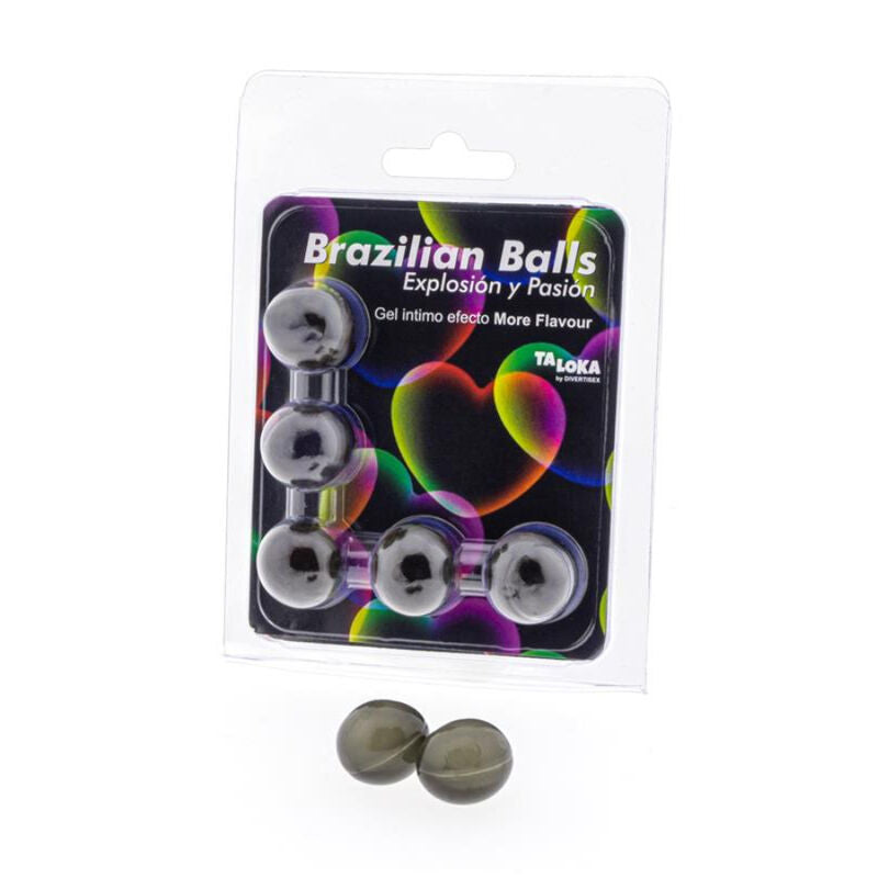 TALOKA - 5 BRAZILIAN BALLS MORE FLAVOR EXCITING EFFECT GEL