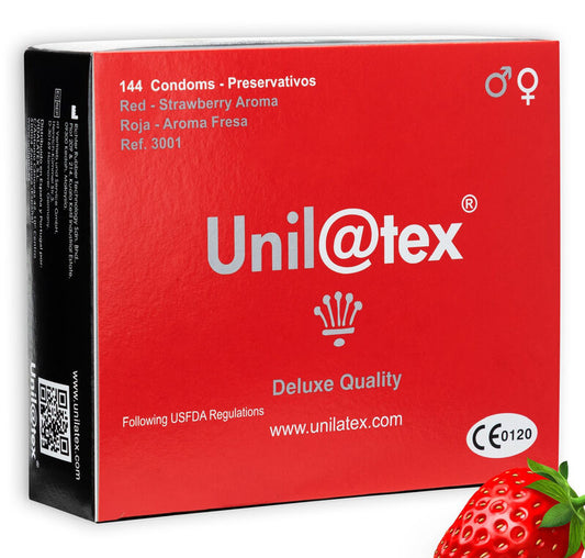UNILATEX - STRAWBERRY/RED PRESERVATIVES 144 UNITS