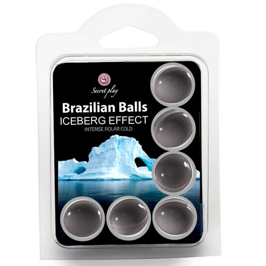 SECRET GAME SET OF 6 BRAZILIAN BALLS ICEBERG EFFECT
