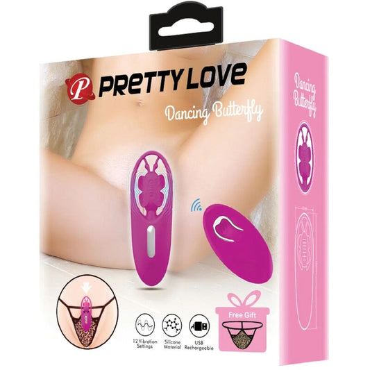 PRETTY LOVE - DANCING BUTTERFLY STIMULATOR FOR CALAS WITH REMOTE CONTROL LILAC