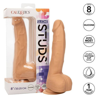 CALEXOTICS - TACHUELAS DE SILICONA 20,32 CM CUERO