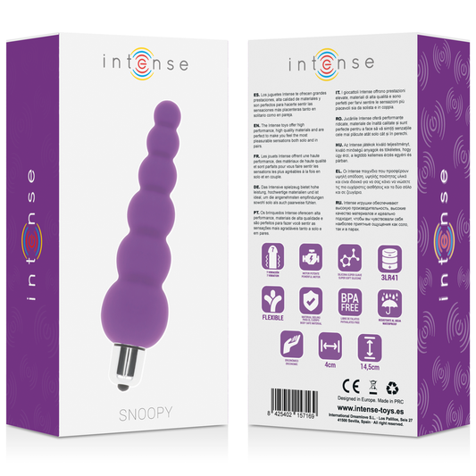 INTENSO - SNOOPY 7 VELOCIDADES SILICONA MORADA