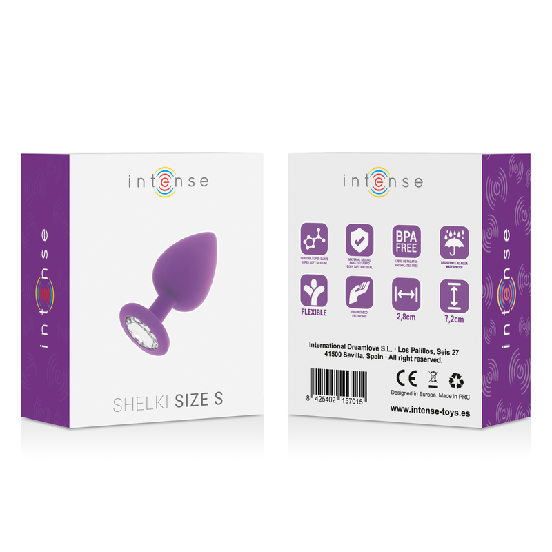 INTENSO - PLUG SHELKI S ANAL LILAS