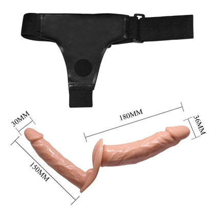 DANCE - ULTRA PASSIONATE DOUBLE DILDOS WITH HARNESS