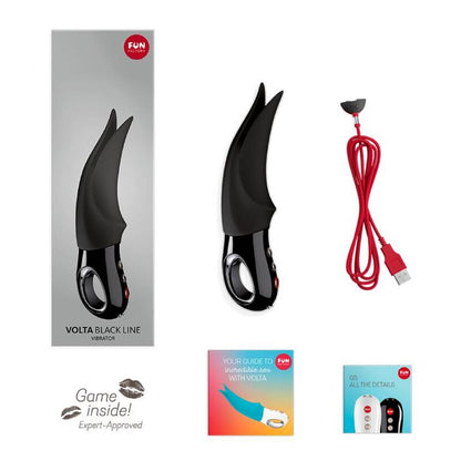 FUN FACTORY - CLITORAL VIBRATOR VOLTA BLACK LINE
