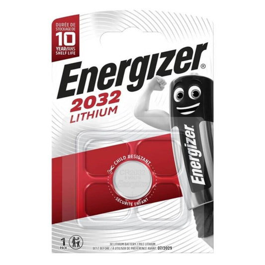 ENERGIZER - BATERÍA DE LITIO CR2032 3V 1 UNIDAD