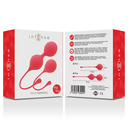 INTENSO - PAQUETE DE BOLAS KEGEL KENDALL ROJAS