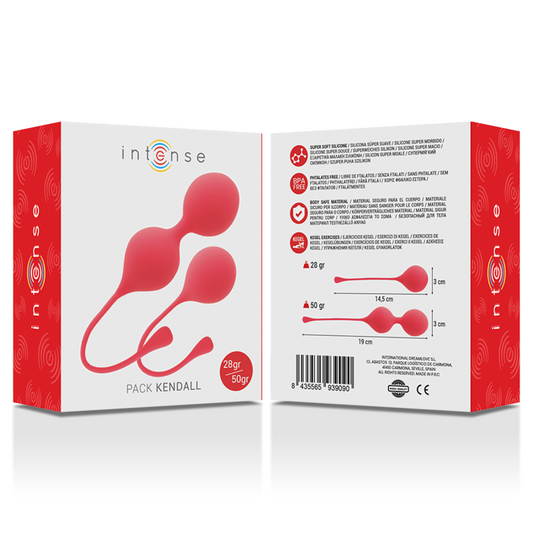 INTENSO - PAQUETE DE BOLAS KEGEL KENDALL ROJAS