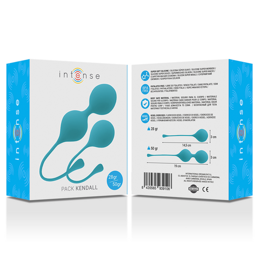 INTENSO - PAQUETE DE BOLAS KEGEL AZULES KENDALL