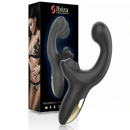 IBIZA - VIBRADOR DE SUCÇÃO DE ONDAS