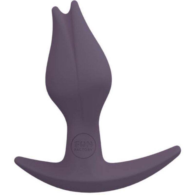 FUN FACTORY - PLUG ANAL PARA MUJER, BOTÍN, COLOR GRIS OSCURO