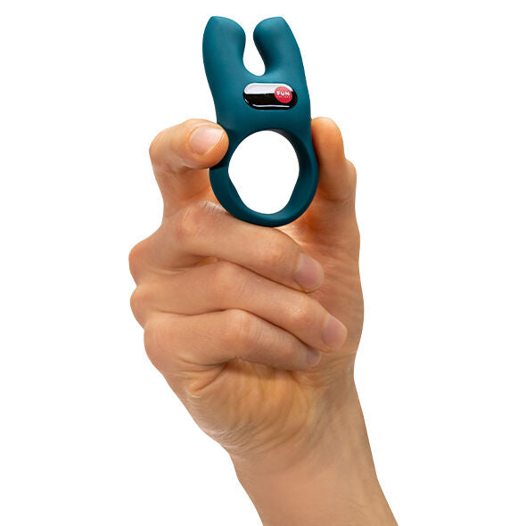 FUN FACTORY - ANILLO VIBRADOR PARA EL PENE AZUL PROFUNDO
