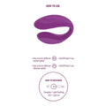 Xocoon - Vibrador Para Casais Bound Love Roxo