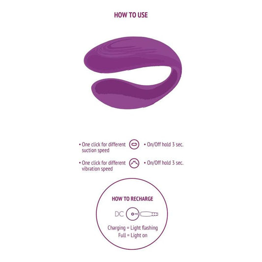 XOCOON - PURPLE BOUND LOVE COUPLES VIBRATOR