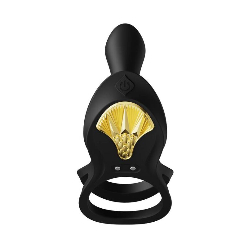 ZALO - BAYEK BLACK VIBRATING COUPLE RING