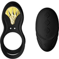 Zalo - Bayek Black Vibrating Ring for Couples