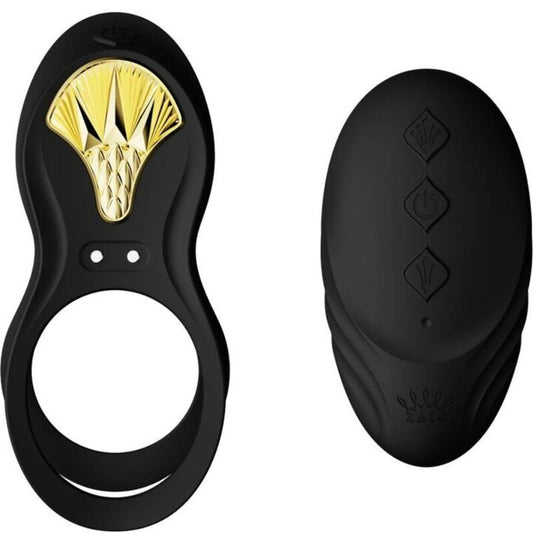 ZALO - BAYEK BLACK VIBRATING COUPLE RING