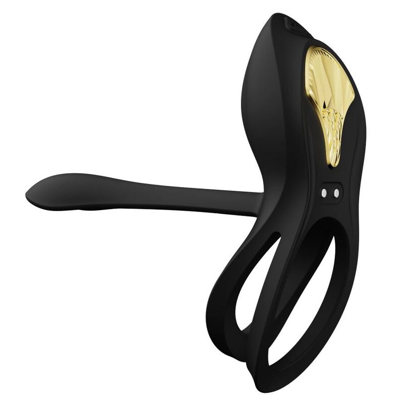 ZALO - BAYEK BLACK VIBRATING COUPLE RING