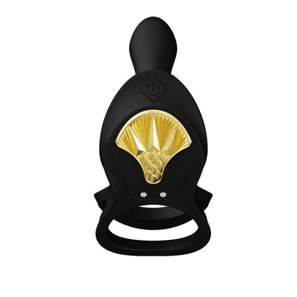 ZALO - BAYEK BLACK VIBRATING COUPLE RING