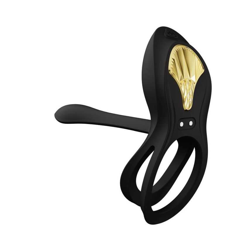 ZALO - BAYEK BLACK VIBRATING COUPLE RING