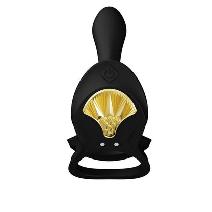ZALO - BAYEK BLACK VIBRATING COUPLE RING