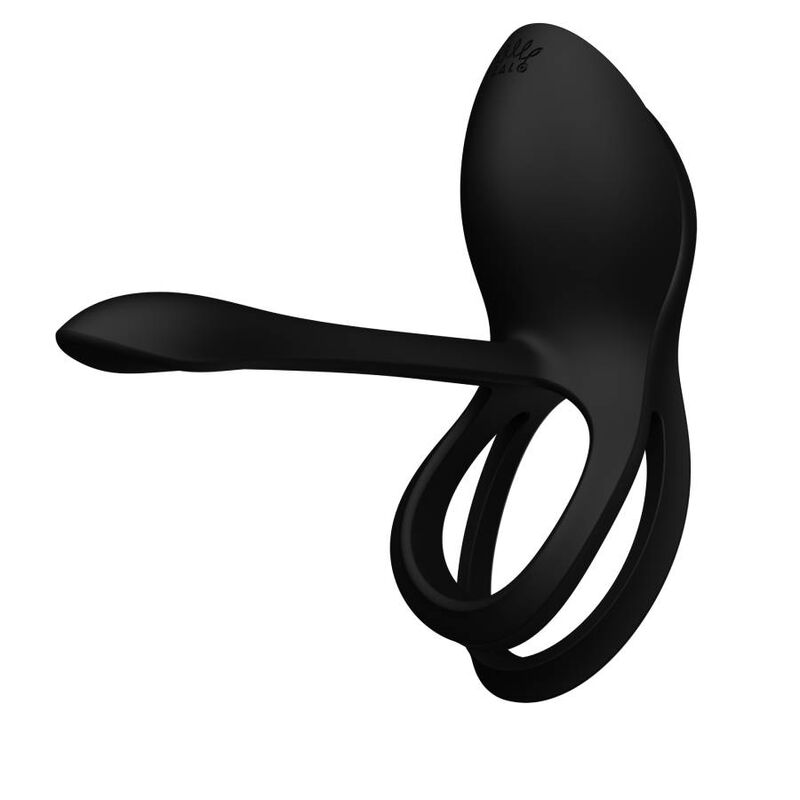 ZALO - BAYEK BLACK VIBRATING COUPLE RING