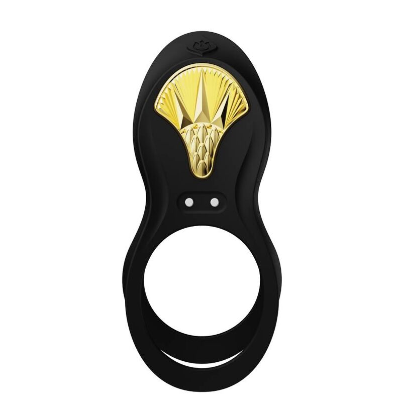 ZALO - BAYEK BLACK VIBRATING COUPLE RING