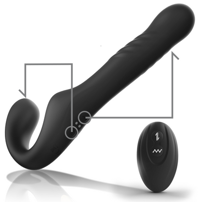 IBIZA - VIBRADOR SEM ALAS DE CONTROLE REMOTO UP & DOWN