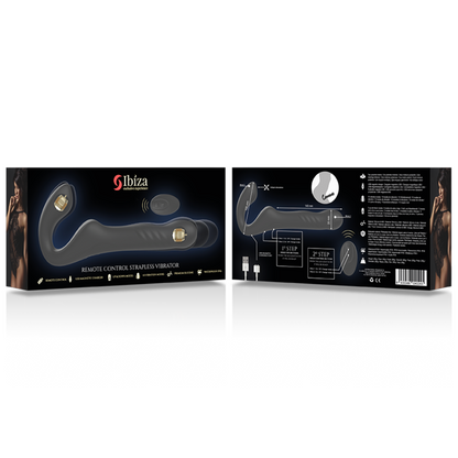 IBIZA - VIBRADOR SEM ALAS DE CONTROLE REMOTO UP & DOWN