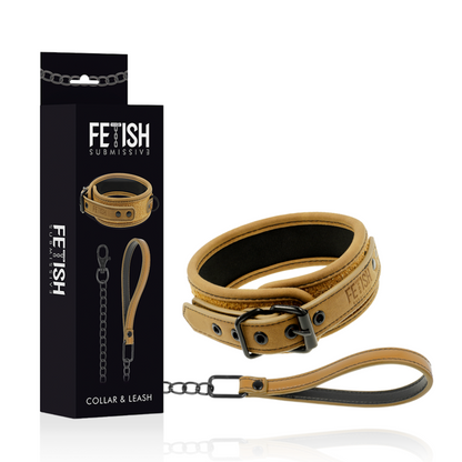 FETISH SUBMISSIVE ORIGIN - NEOPRENE LINED CHAIN NECKLACE